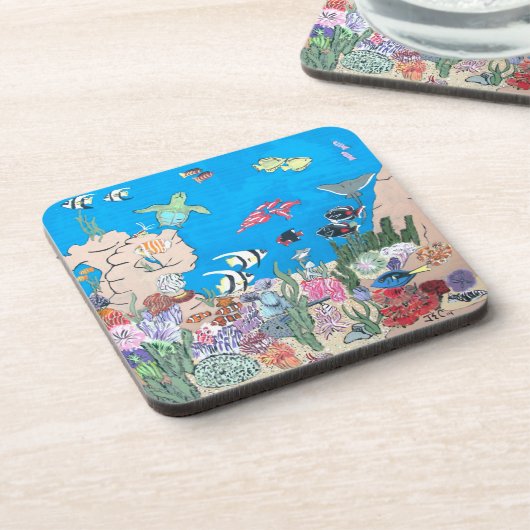 Oceanië Bier Onderzetter (Linkerzijde)