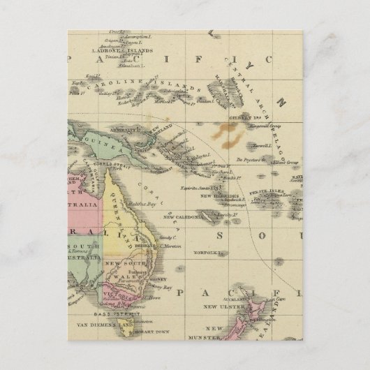 Oceanië Briefkaart (Voorkant)