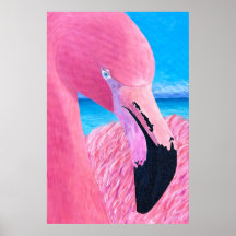 Oceanië de Grote Hoofd Flamingo door Just Dahl