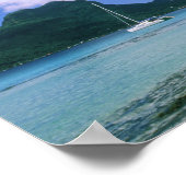 Oceanië, Frans-Polynesië, Tahiti. Uitzicht van Poster (Hoek)