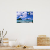 Oceanië, Frans-Polynesië, Tahiti. Uitzicht van Poster (Keuken)