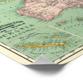 Oceanië, Maleisië Poster (Hoek)