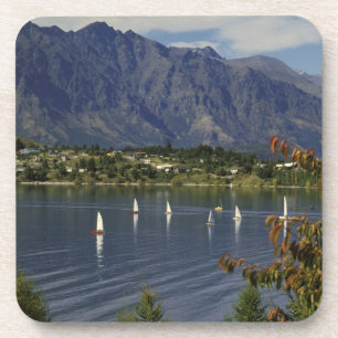 Oceanië, Nieuw-Zeeland, Zuidereiland, Queenstown. Drankjes Onderzetter