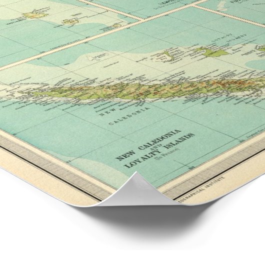 Oceanië Poster (Hoek)