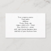 Oceanië, Visitekaartje van 3,54 x 2,165 inch (Achterkant)