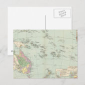 Oceanien - Atlas Kaart van Oceanië (Voorkant / Achterkant)