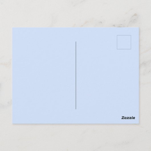 Oceanisch blauw Christus en de golven ontwerp Briefkaart (Achterkant)