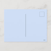 Oceanisch blauw Christus en de golven ontwerp Feestdagenkaart (Achterkant)