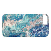 Oceanisch fluid Art Case-Mate iPhone Case (Achterkant (Horizontaal))