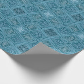 Oceanisch geometrisch naadloos patroon - Modern &  Cadeaupapier (Hoek)