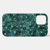 Oceanisch Mozaïek Korst Textuur Abstract Patroon Case-Mate iPhone Case (Achterkant (horizontaal))