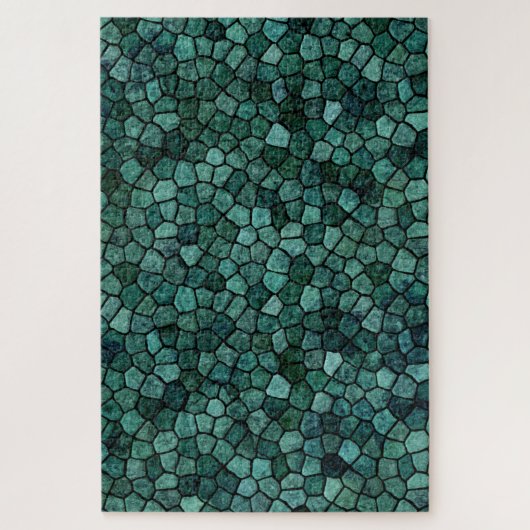 Oceanisch Mozaïek Korst Textuur Abstract Patroon Legpuzzel (Verticaal)