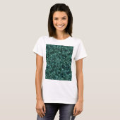 Oceanisch Mozaïek Korst Textuur Abstract Patroon T-shirt (Voorkant volledig)