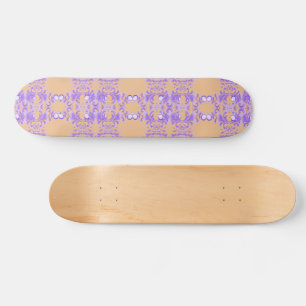 Oceanische Bloei: Paarse Golf Harmonie / Stijlvoll Persoonlijk Skateboard