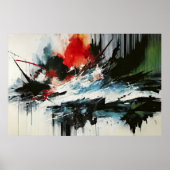Oceanische explosie poster (Voorkant)
