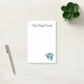 Oceanische Fluister Manatee, op maat Post-it® Notes (Kantoor)