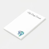 Oceanische Fluister Manatee, op maat Post-it® Notes (Schuin)