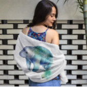 oceanische fluisterlamantijn badhanddoek