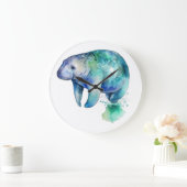 oceanische fluisterlamantijn grote klok (Huis)