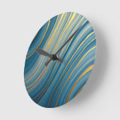 "Oceanische Goudstroom Ronde Klok (Hoek)
