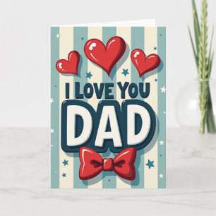 Oceanische Ik Hou Van Jou Papa Kaart