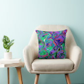 Oceanische kleuren kussen (Stoel)