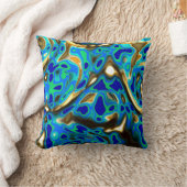 Oceanische kleuren kussen (Deken)