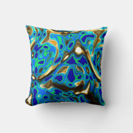 Oceanische kleuren kussen