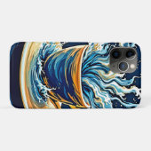 oceanische koffiesplash Case-Mate iPhone case (Achterkant (horizontaal))