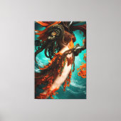 Oceanische Lament 101 Canvas Afdruk (Voorkant)