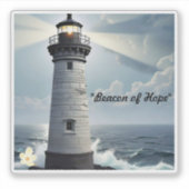 Oceanische oase gevonden sticker (Voorkant)