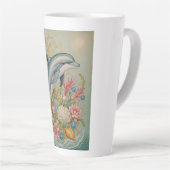 Oceanische omhelzing latte mok (Rechterhoek)