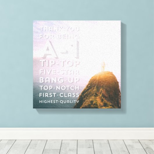 Oceanische pifany #2 (12x12) canvas afdruk (Insitu (Houten vloer))