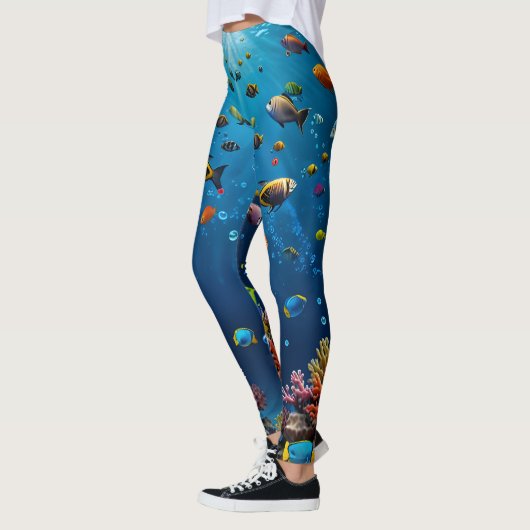 Oceanische sereniteit leggings (Links)