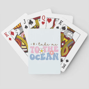 Oceanische sereniteit pokerkaarten