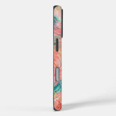 Oceanische stromingen: Abstract Blauwgroen en Sina Case-Mate iPhone Case (Achterkant / Rechts)