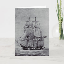 Oceanische Trek Grafische Schepen Fijne Kunst Kaart