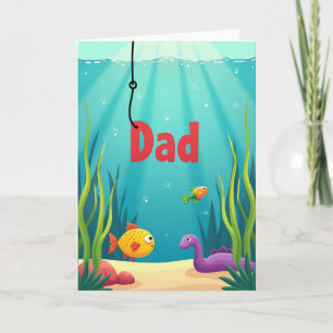 Oceanische Vader Illustratiekaart Kaart