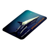 Oceanische zwartpunthaai onder water magneet (Linkerzijde)