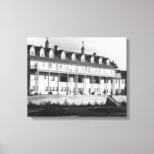 OceanLake, Uitzicht Oregon van de Dorchester Inn Canvas Afdruk (Voorkant)
