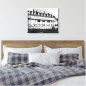 OceanLake, Uitzicht Oregon van de Dorchester Inn Canvas Afdruk (Insitu (Slaapkamer))
