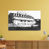 OceanLake, Uitzicht Oregon van de Dorchester Inn Canvas Afdruk (Insitu (Woonkamer))