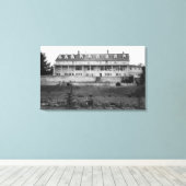 OceanLake, Uitzicht Oregon van het Dorchester Hous Canvas Afdruk (Insitu (Houten vloer))