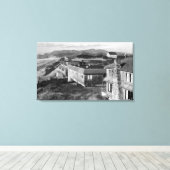 Oceanmeer, Uitzicht Oregon van de Surftiden Canvas Afdruk (Insitu (Houten vloer))