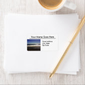 Oceano Beach California Adresetiketten Etiket (Insitu)