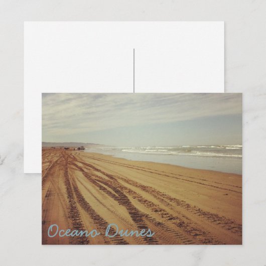 Oceano Dunes SVRA Pismo Beach Card Briefkaart (Voorkant / Achterkant)