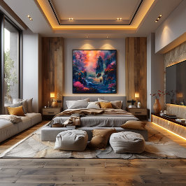 Océano Fantástico: Impresionista y Realista Perfect Poster