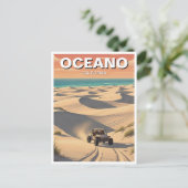 Oceano Sand Dunes Californië Briefkaart (Staand voorkant)