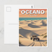 Oceano Sand Dunes Californië Briefkaart (Voorkant / Achterkant)