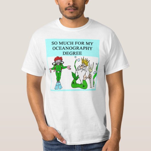 OCEANOGRAFIE oceanograaf T-shirt (Voorkant)